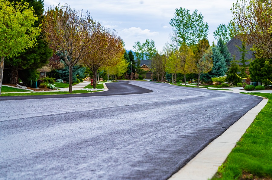 microsurfaced road